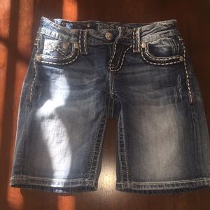 Miss Me Bermuda Denim Shorts!